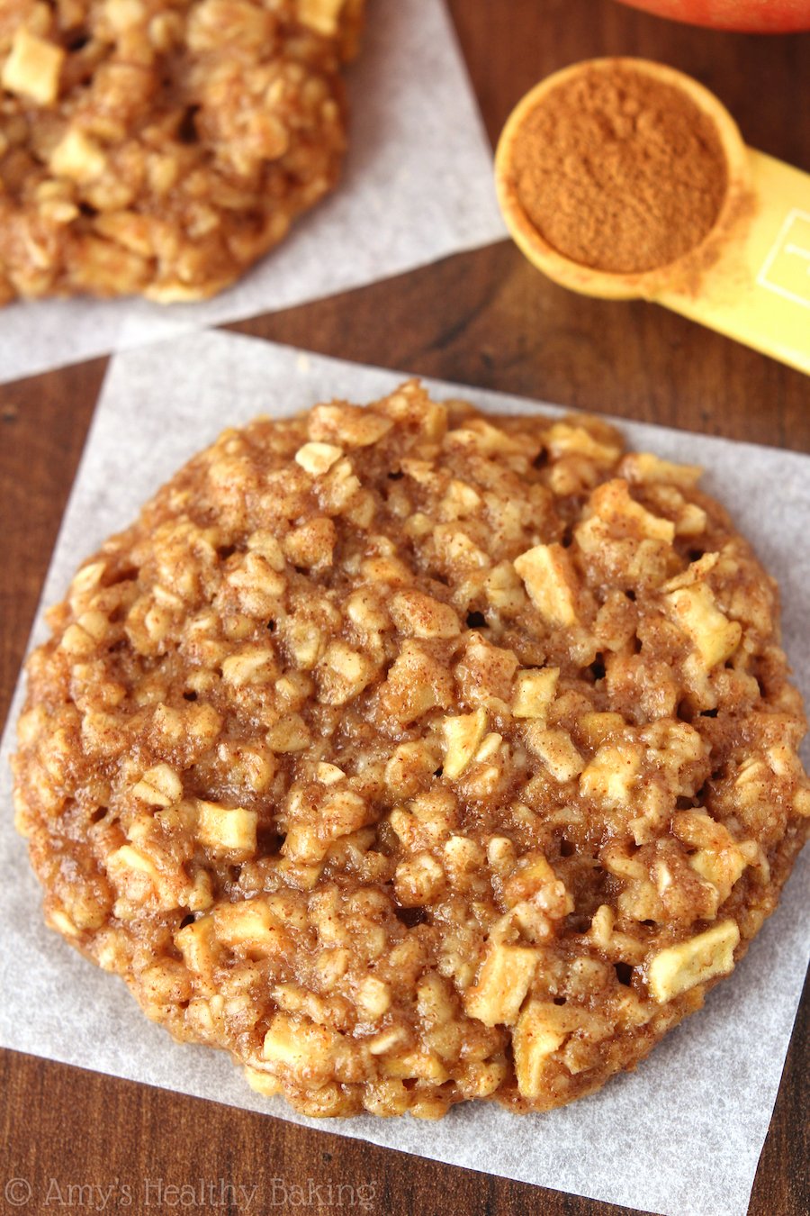 Apple Pie Oatmeal Cookies Recipe Video Amy S Healthy Baking