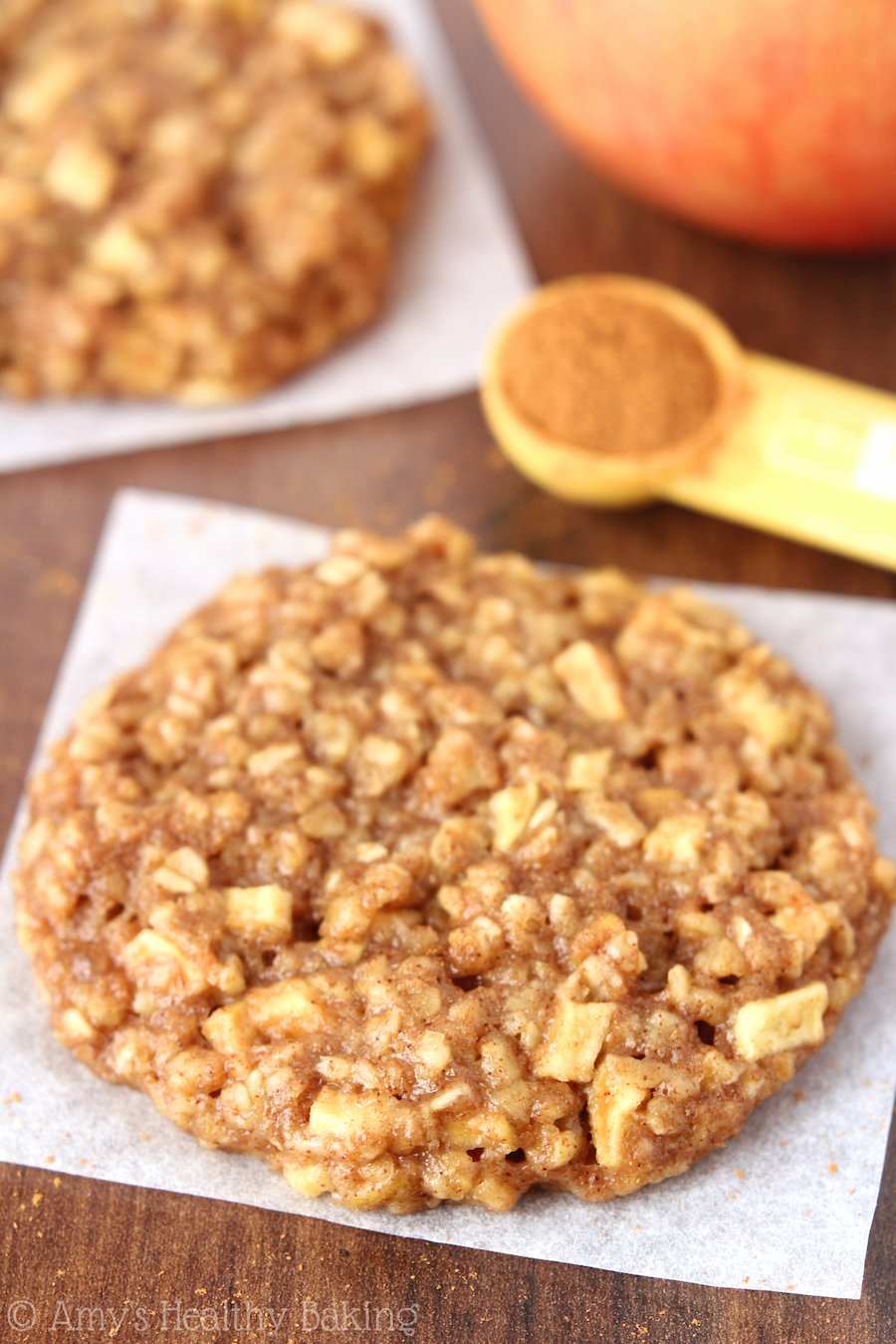 Apple Pie Oatmeal Cookies Recipe Video Amy S Healthy Baking