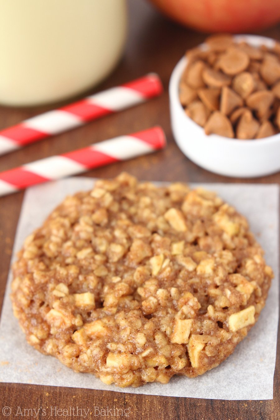 Apple Pie Oatmeal Cookies {Recipe Video!} | Amy's Healthy Baking