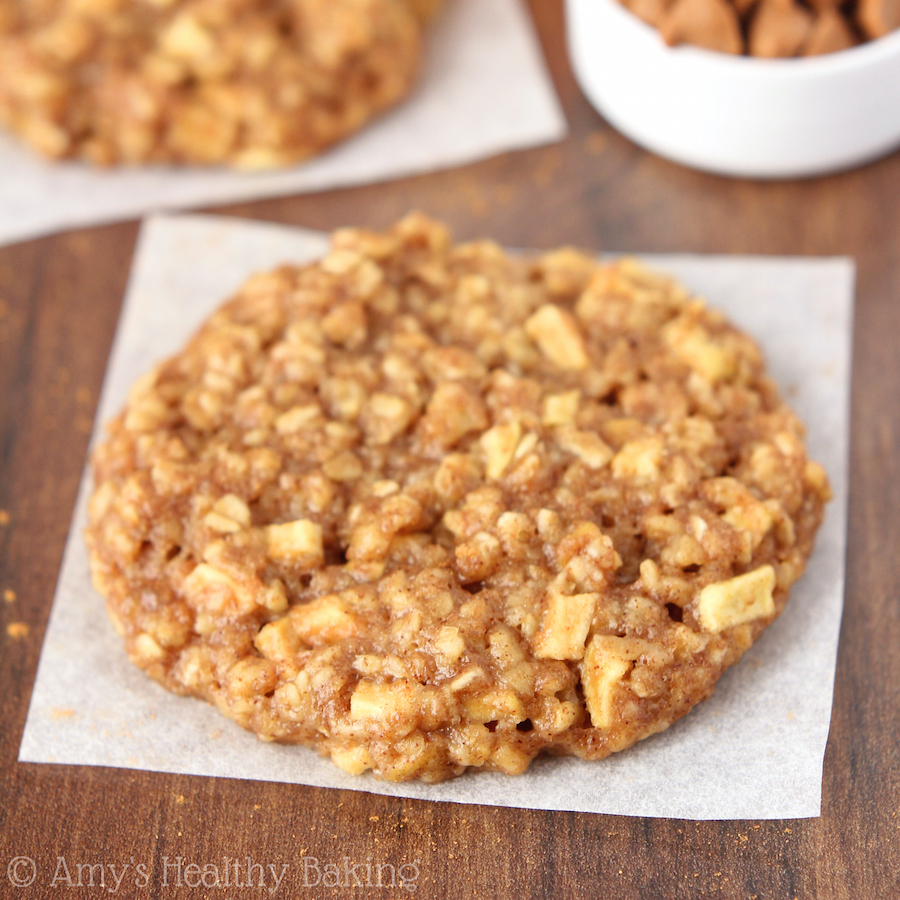 Apple Pie Oatmeal Cookies (Healthy & Easy!) Amy's Healthy Baking