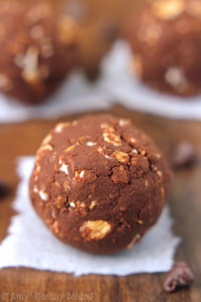 Dark Chocolate Strawberry Energy Bites