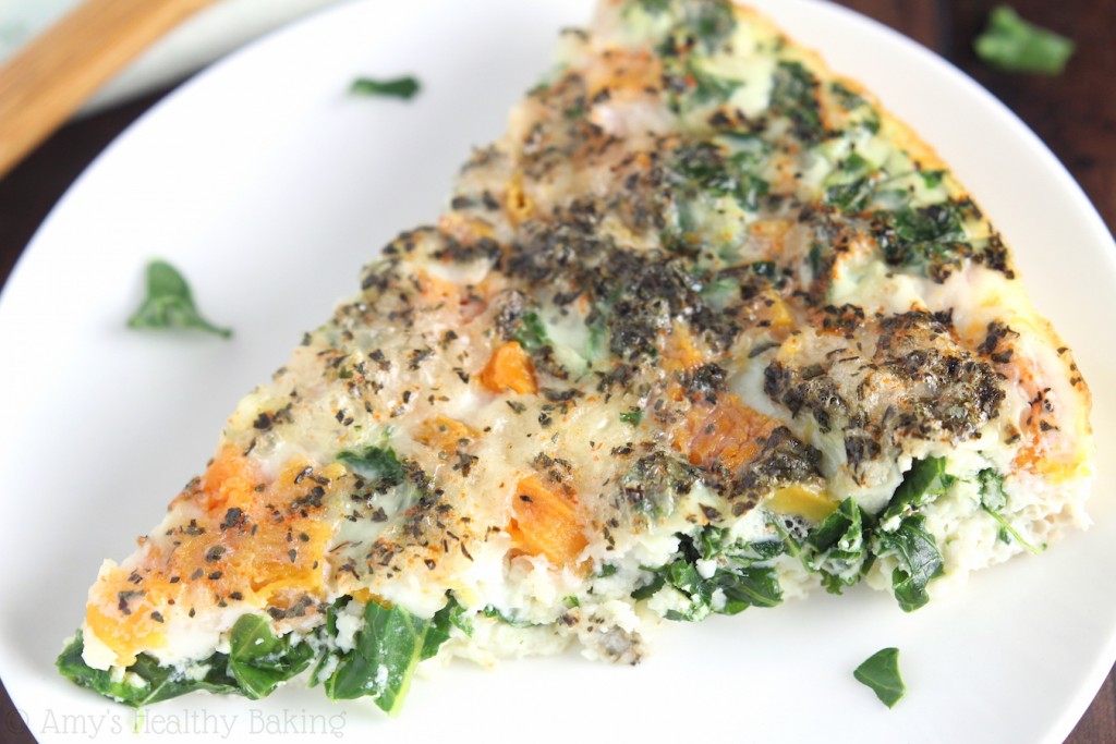 Skinny Kale & Butternut Squash Quiche Amy's Healthy Baking