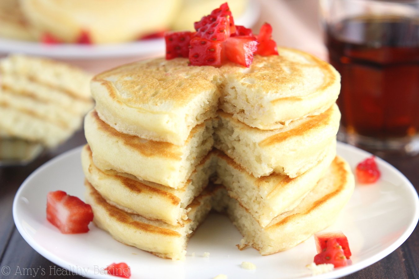 The Ultimate Healthy Buttermilk Pancakes  Amys Healthy Baking