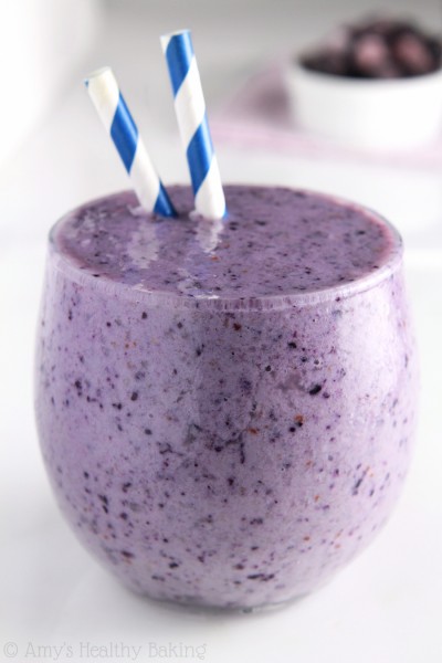 Blueberry Banana Protein Smoothie