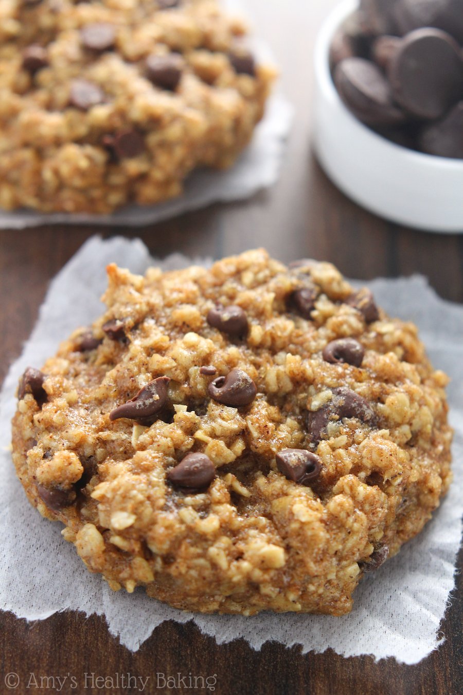 Chocolate Chip Banana Bread Oatmeal Cookies | Amy's ...