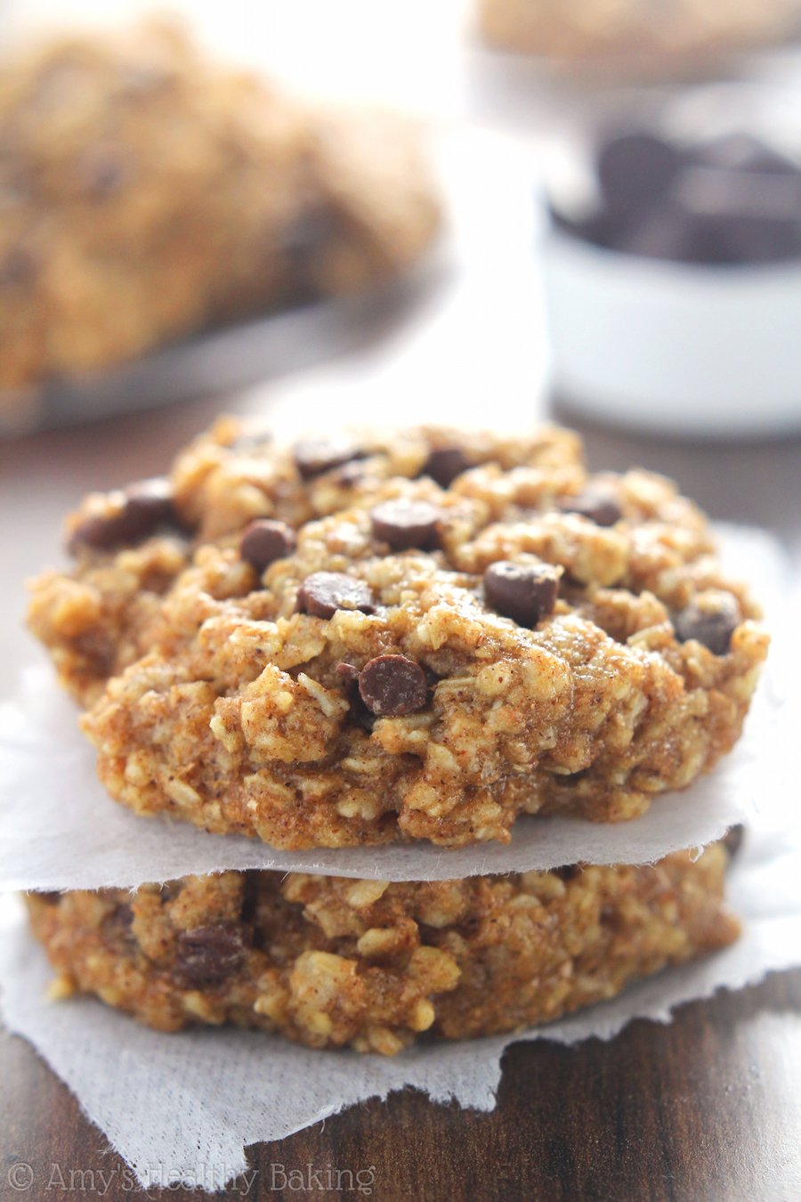 mom on time out peanut butter chocolate chip banana cookies