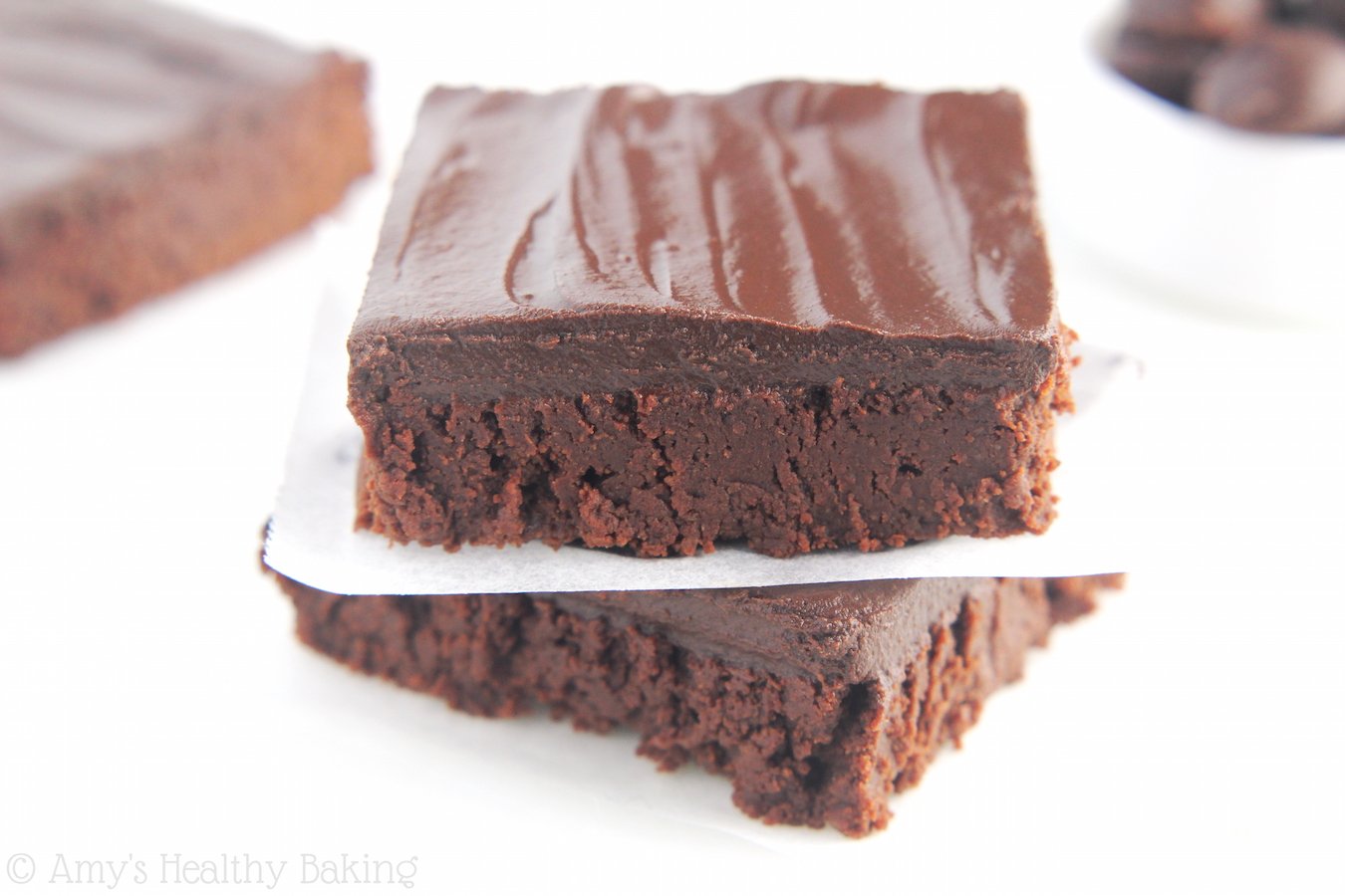 Chocolate Fudge Brownies With Frosting