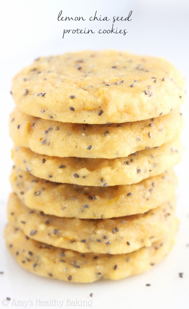 Lemon Chia Seed Protein Cookies Amy's Healthy Baking