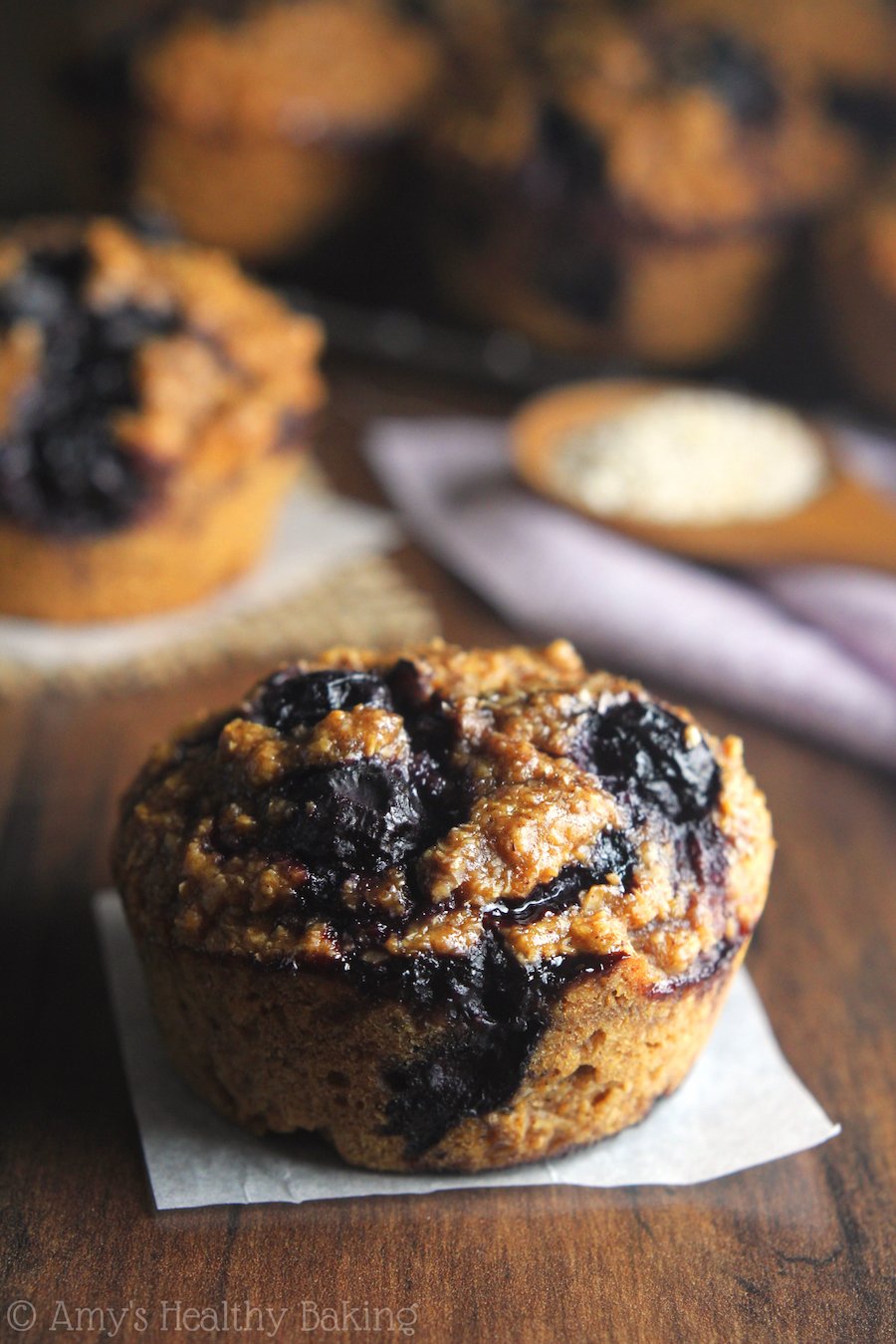 Blueberry Bran Muffin Tops • Simple Nourished Living