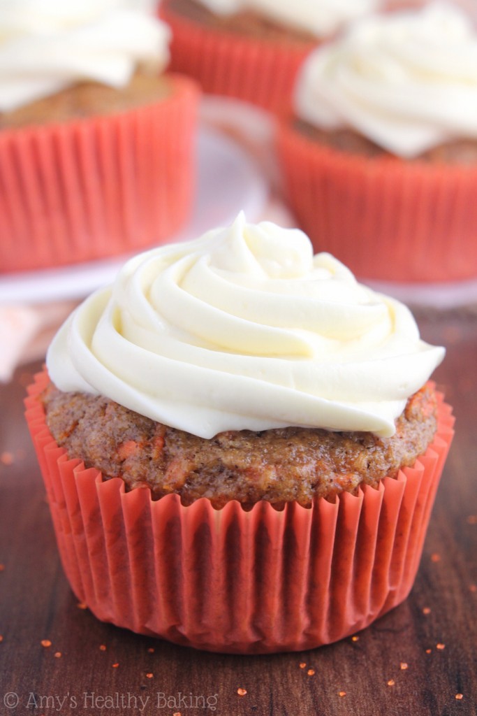 Classic Carrot Cake Cupcakes Amy's Healthy Baking