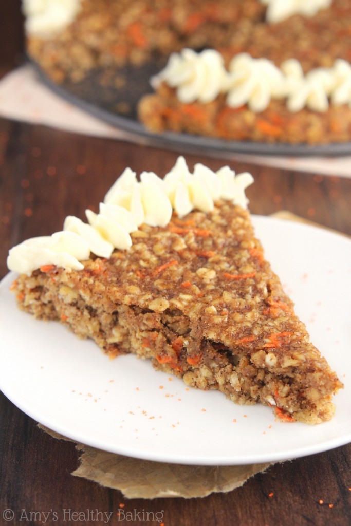 Carrot Cake Oatmeal Cookie Cake Amy's Healthy Baking