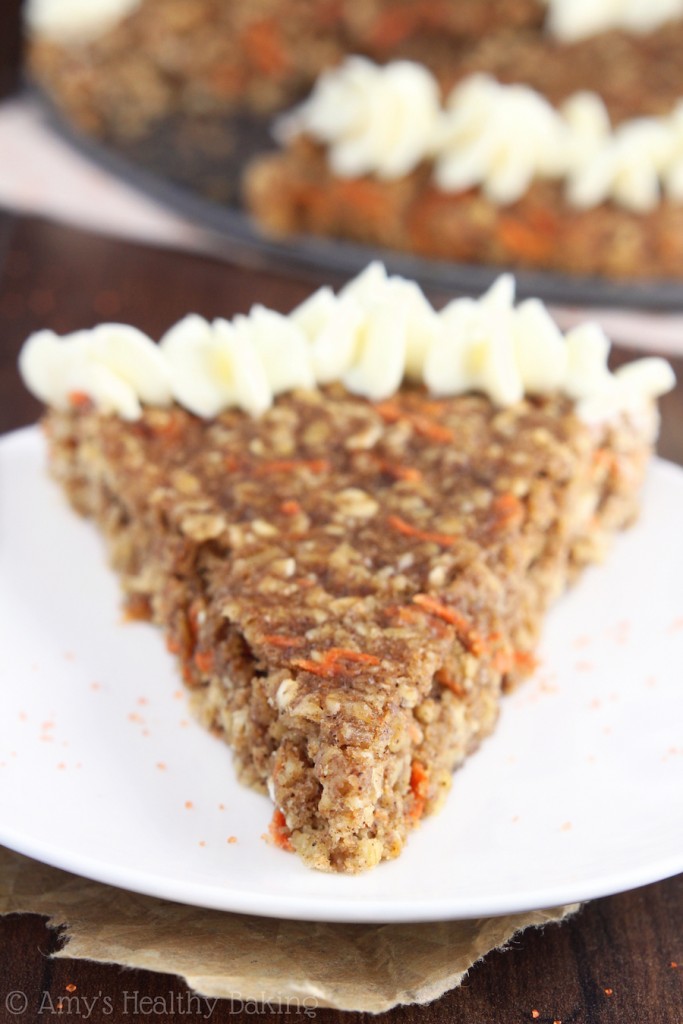 Carrot Cake Oatmeal Cookie Cake Amy's Healthy Baking