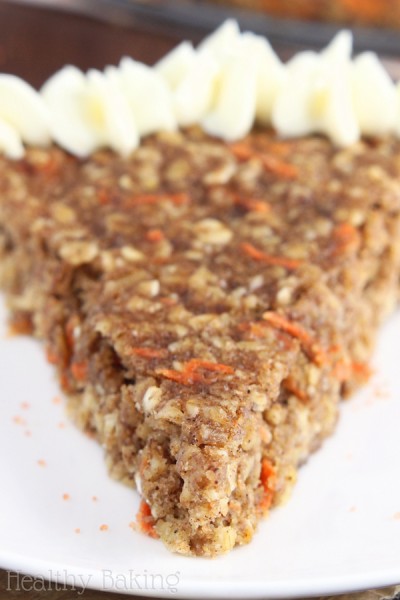 Carrot Cake Oatmeal Cookie Cake