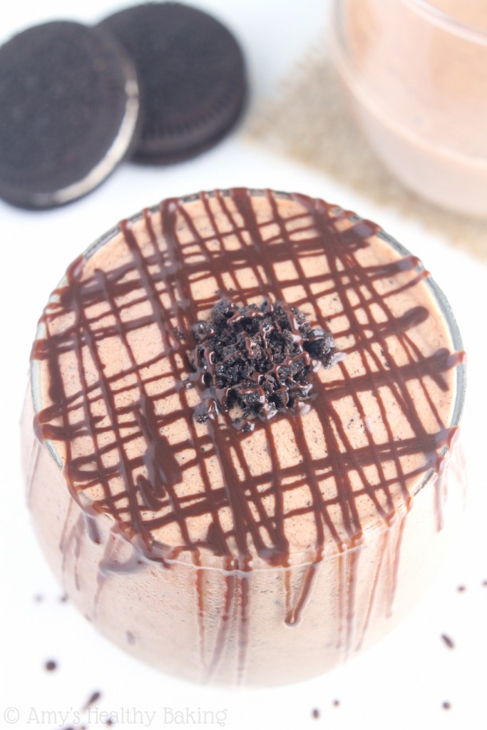 Cookies 'n Cream Protein Milkshake Amy's Healthy Baking