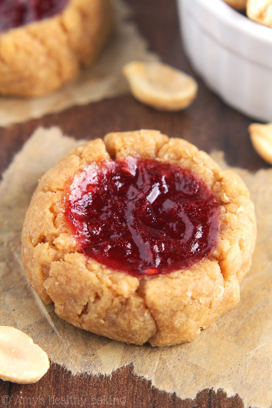 The Easiest Jam Thumbprint Cookies - Shaken Together