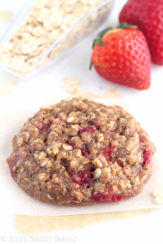 Strawberry Oatmeal Cookies Amy's Healthy Baking