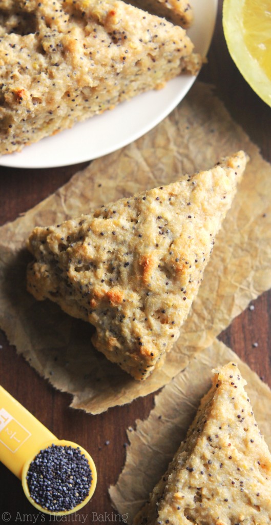 Lemon Poppy Seed Scones Amy's Healthy Baking