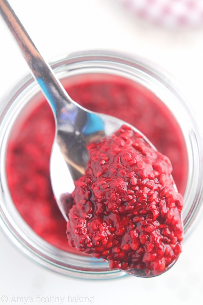 10 Minute Raspberry Jam Amy's Healthy Baking