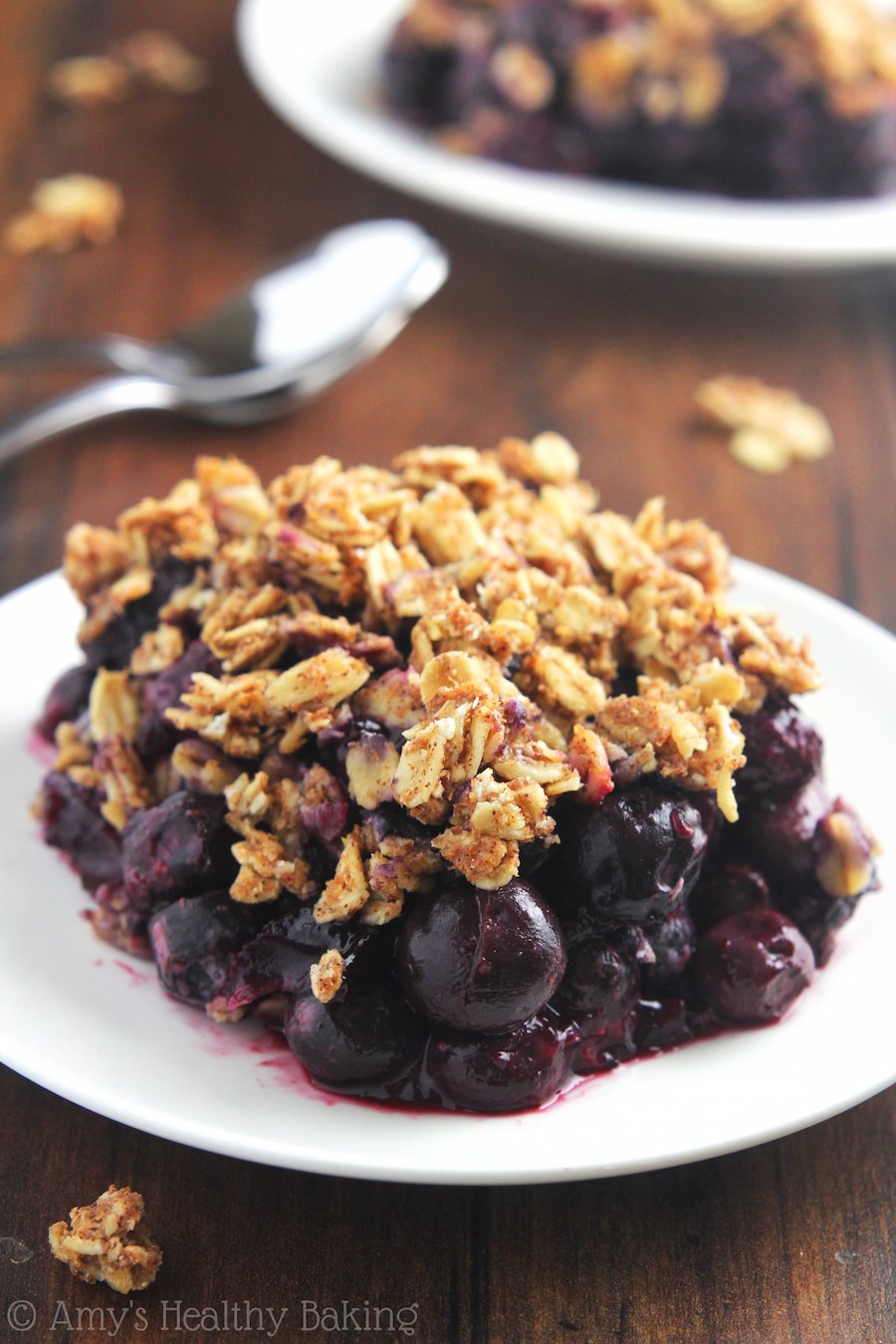 Clean Blueberry Almond Crumble Amy S Healthy Baking