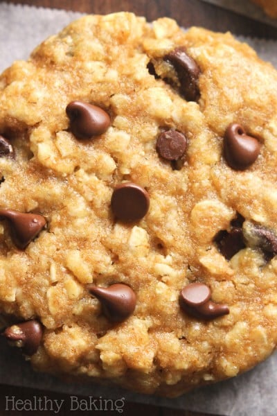 Chocolate Chip Peanut Butter Oatmeal Cookies {Recipe Video!}