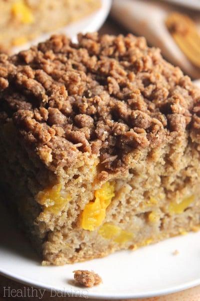 Peach Streusel Coffee Cake