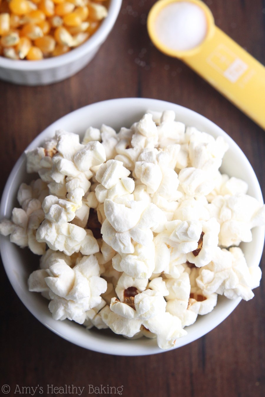 Easy Coconut Oil Popcorn | Amy's Healthy Baking