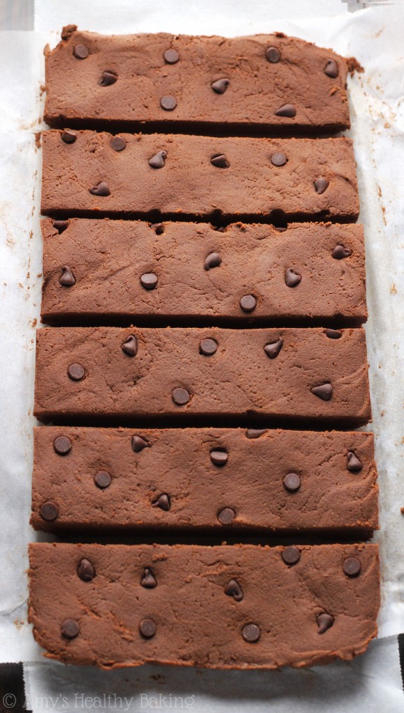 Fudgy Brownie Batter Protein Bars Amy's Healthy Baking