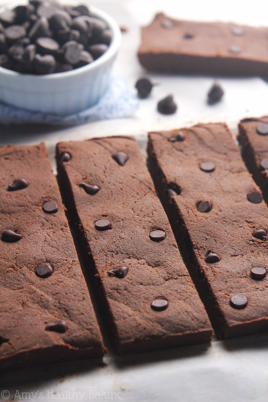 Homemade Fudgy Protein Brownies with M&Ms- Amee's Savory Dish