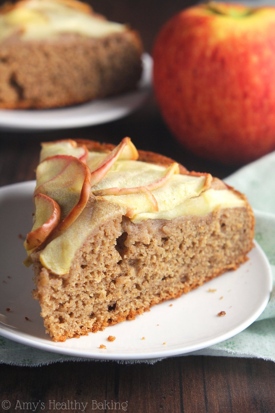 Simple Cinnamon Apple Cake | Amy's Healthy Baking