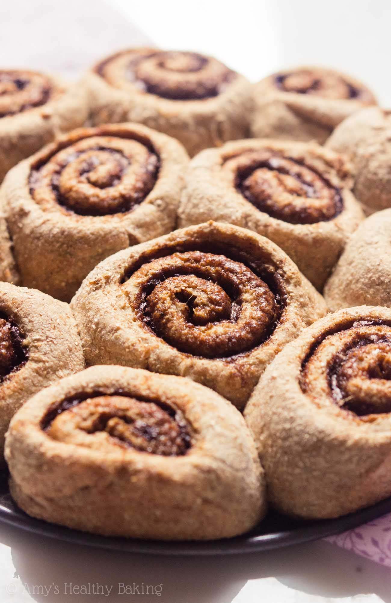 healthier cinnamon rolls