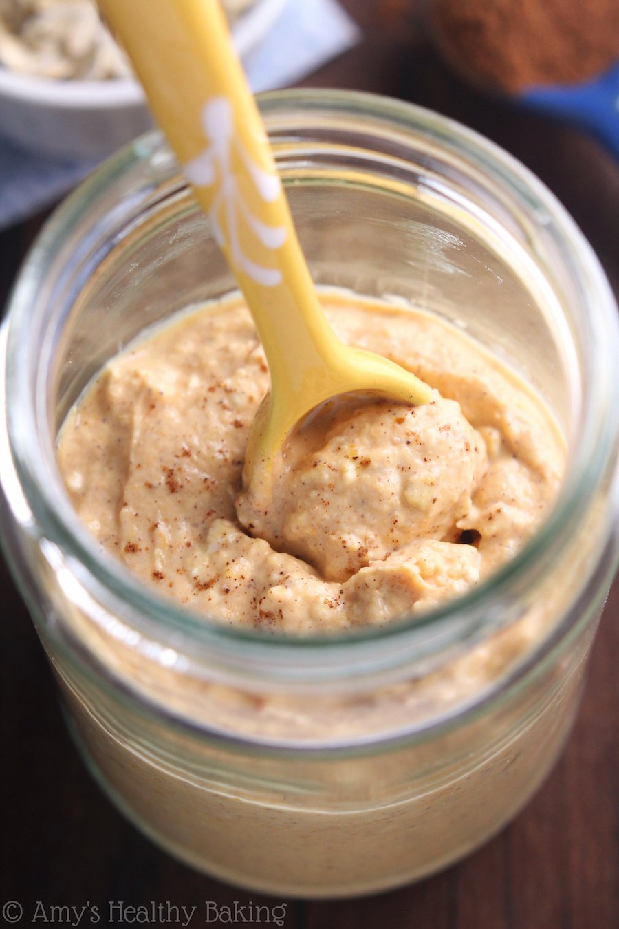 Pumpkin Protein Overnight Oats 