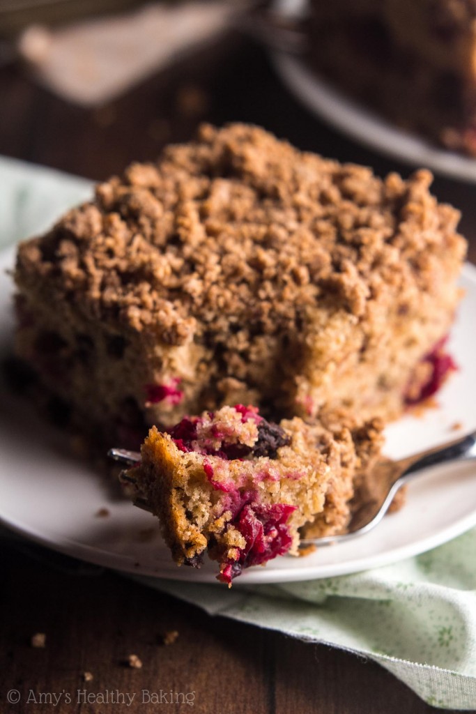 Dark Chocolate Cranberry Coffee Cake Amy's Healthy Baking