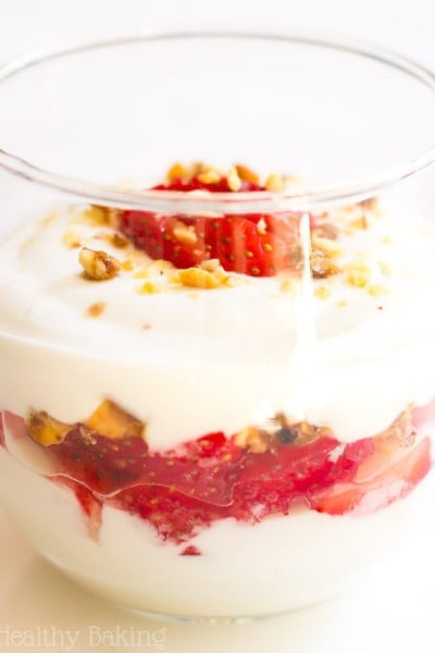 Easy Fruit & Nut Yogurt Parfaits