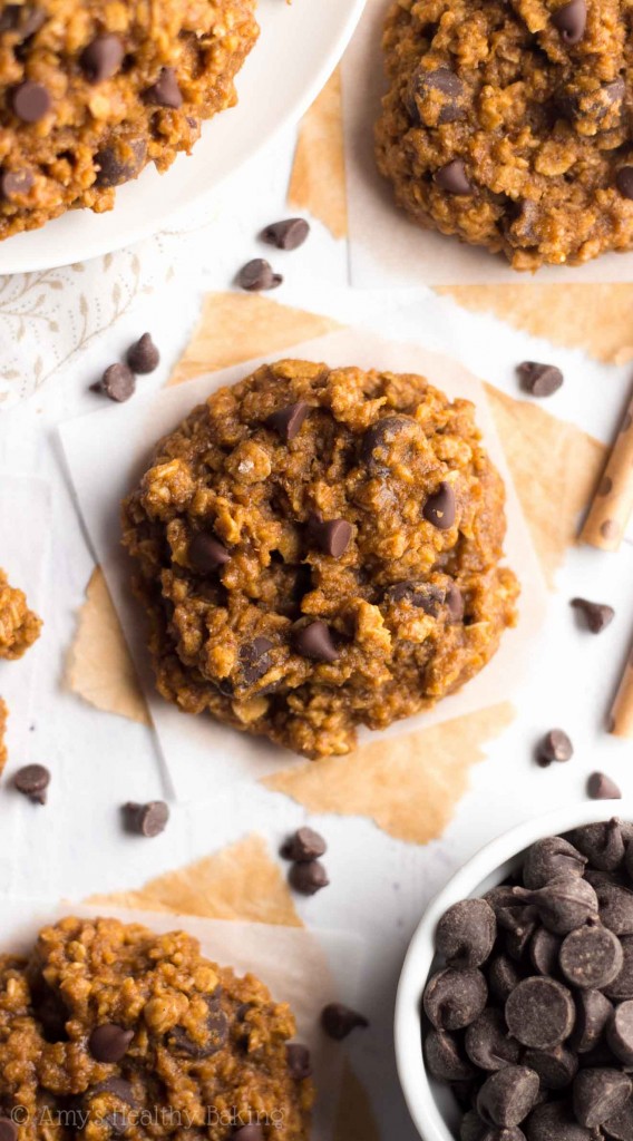 Chocolate Chip Gingerbread Oatmeal Cookies Amy's Healthy Baking