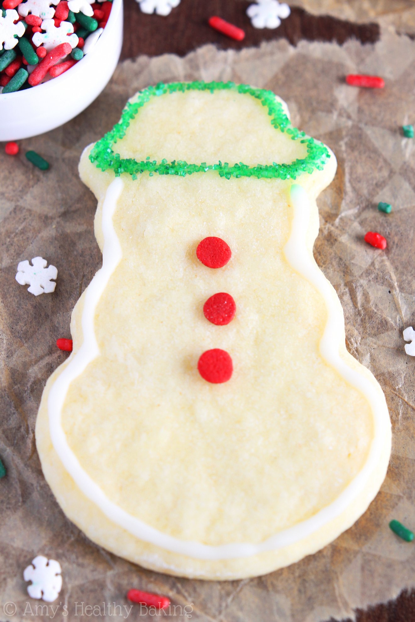 Skinny Christmas Sugar Cookies Amy S Healthy Baking