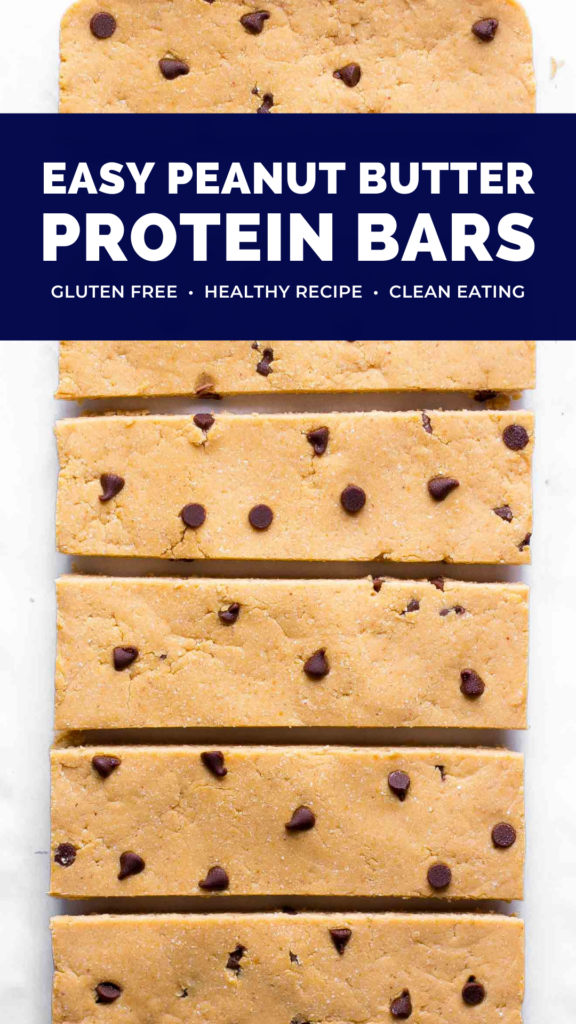 Healthy Chocolate Chip Peanut Butter Protein Bars Amy's Healthy Baking