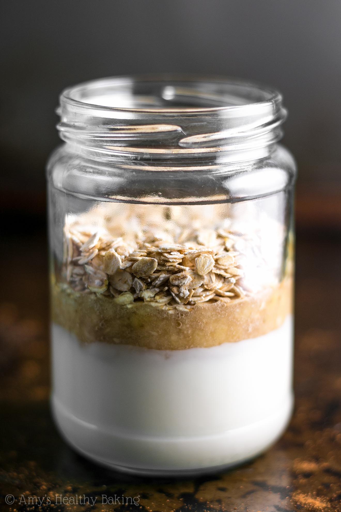 Banana Bread Protein Overnight Oats Amy S Healthy Baking