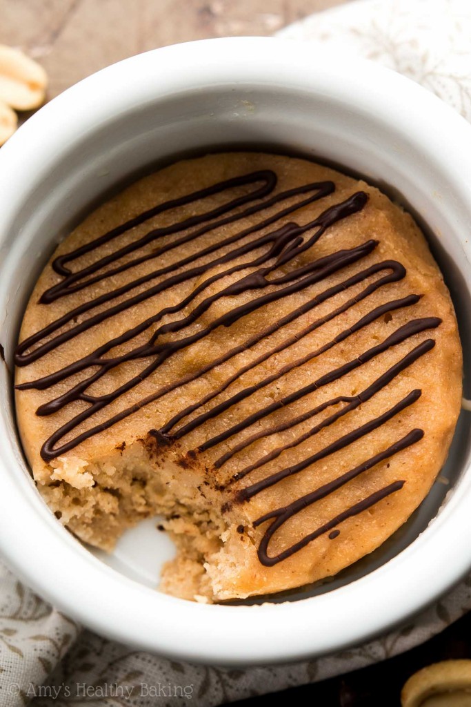 Healthy Peanut Butter Mug Cake Amy's Healthy Baking