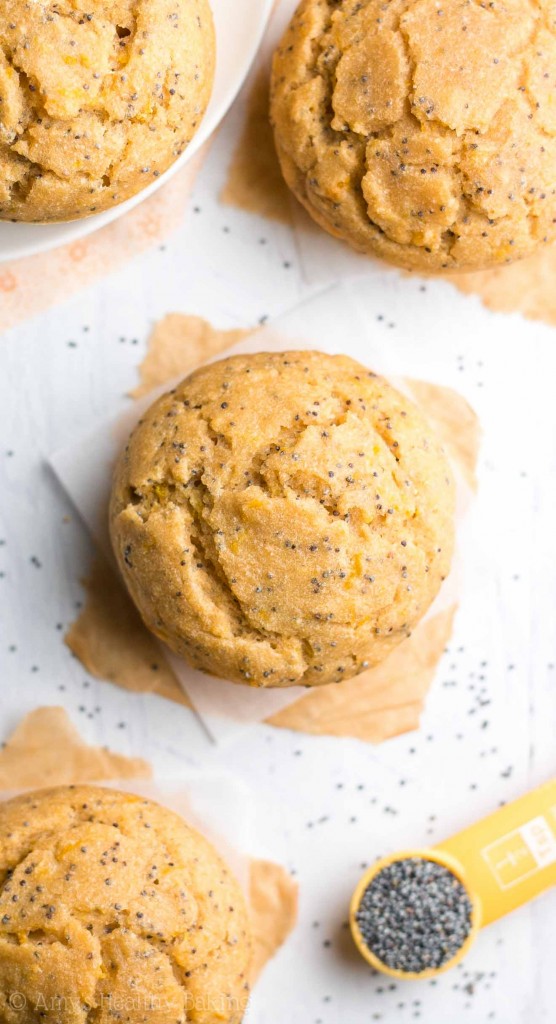 The Ultimate Healthy Lemon Poppy Seed Muffins {Recipe Video!} Amy's