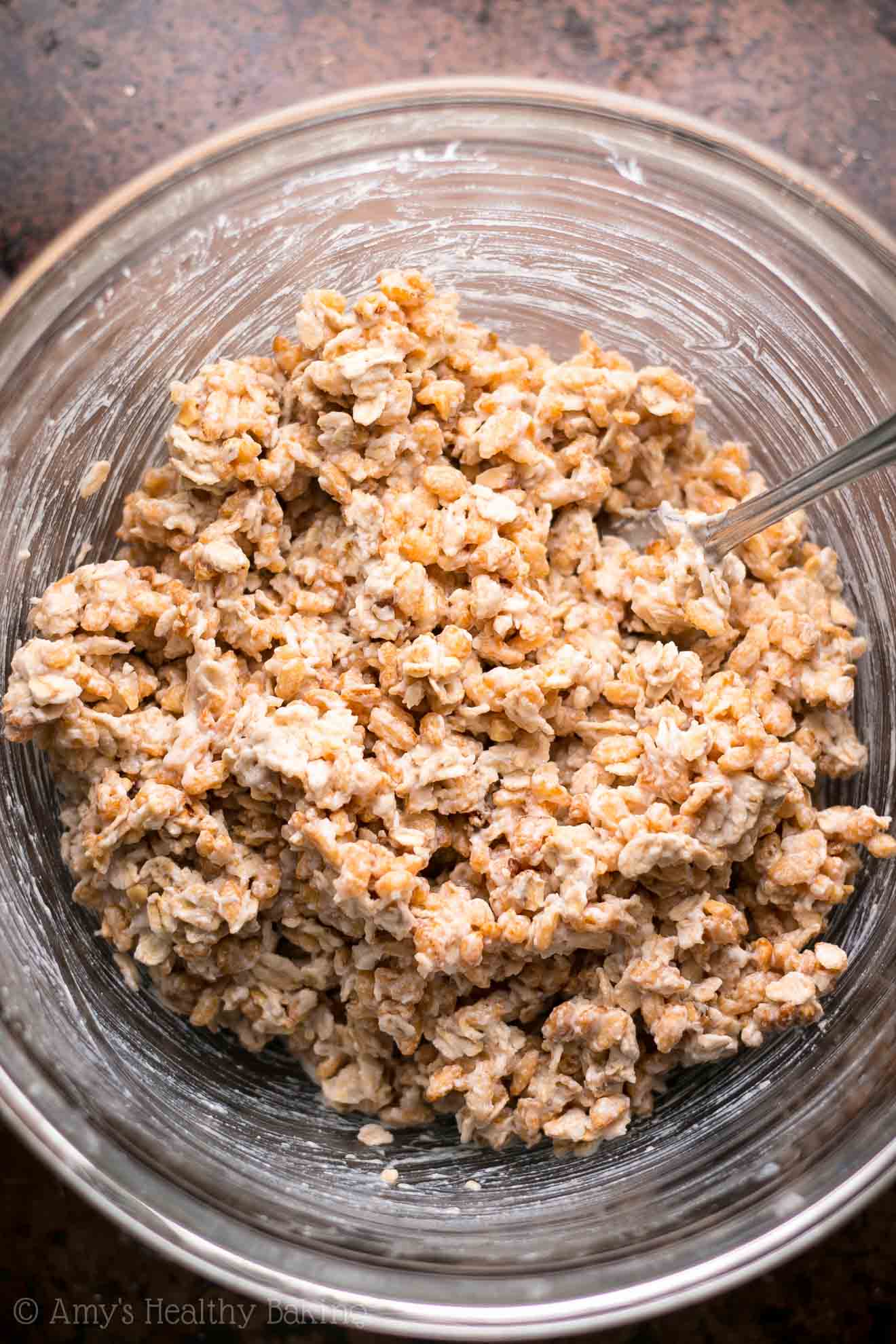 Healthy Banana Nut Granola Bar Bites Amy's Healthy Baking