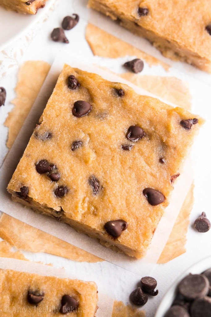 Healthy Chocolate Chip Banana Bread Brownies Amy's Healthy Baking