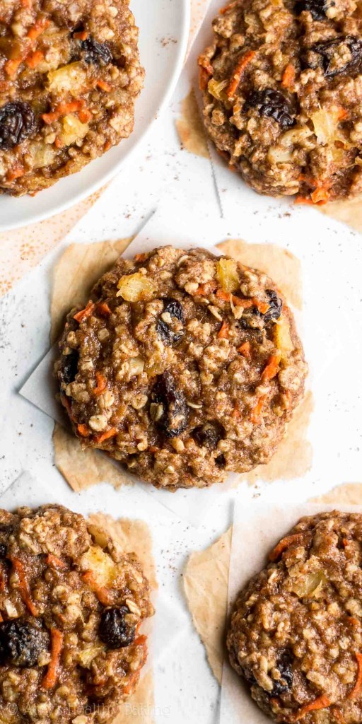 Loaded Carrot Cake Oatmeal Cookies Amy's Healthy Baking