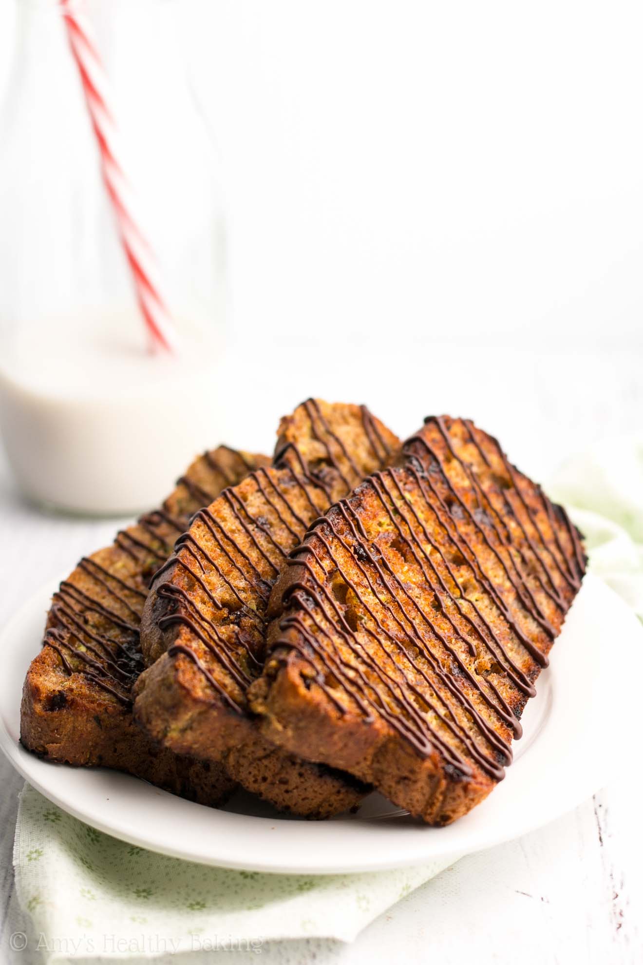 Grilled Chocolate Chip Zucchini Bread Amy S Healthy Baking