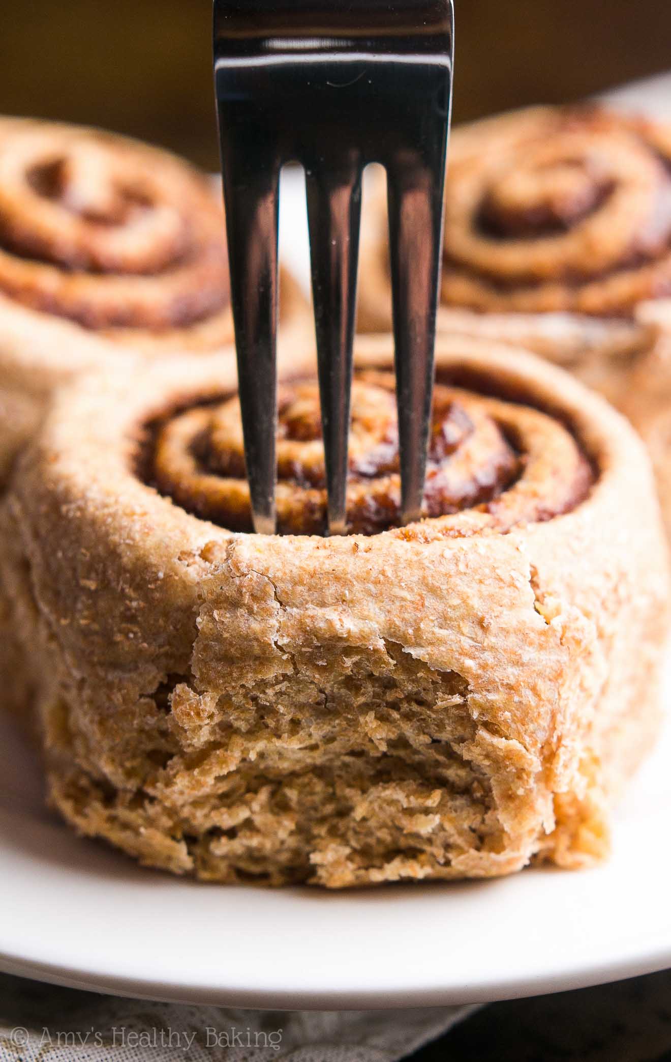 45 Minute Healthy Cinnamon Rolls Amy s Healthy Baking