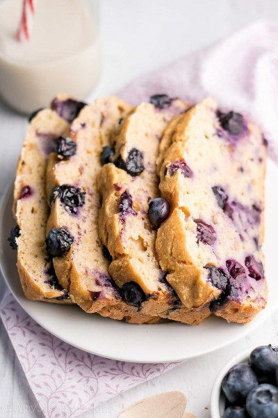 Greek Yogurt Blueberry Lemon Pound Cake Amy s Healthy Baking
