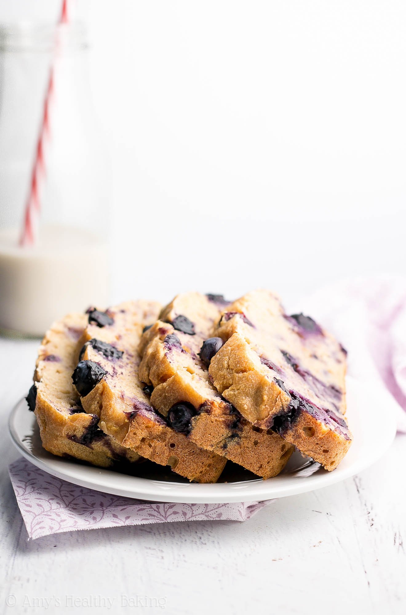 Greek Yogurt Blueberry Lemon Pound Cake | Amy's Healthy Baking