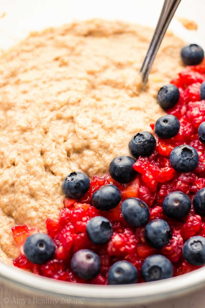 Whole Wheat Triple Berry Banana Bread Amy's Healthy Baking