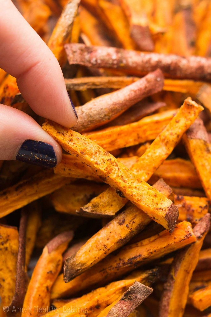 The ULTIMATE Healthy Sweet Potato Fries Amy's Healthy Baking