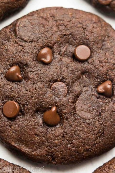Fudgy Peppermint Mocha Cookies