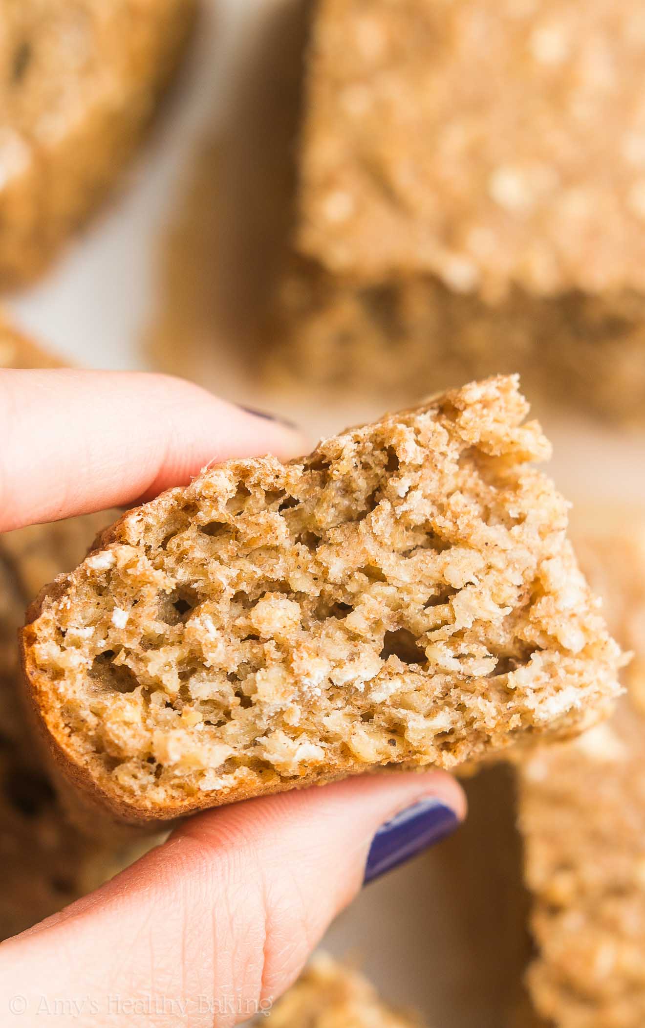 Healthy Banana Oatmeal Snack Cake Amy s Healthy Baking
